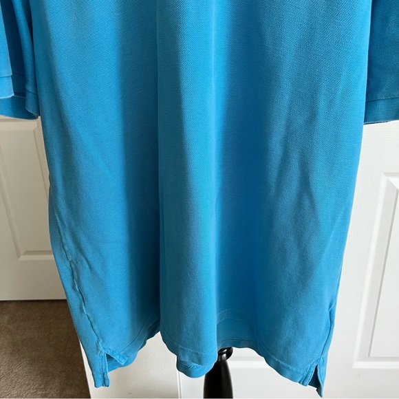 Lacoste Blue Vintage Washed Polo Shirt Mens Sz EU 8 US XXL - Picture 4 of 15